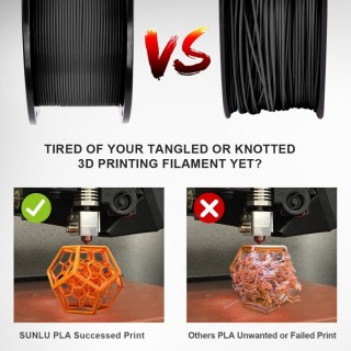ZKLabs 3D Filament PLA+ Neat Winding Sugoi Line Bahan Import dari USA